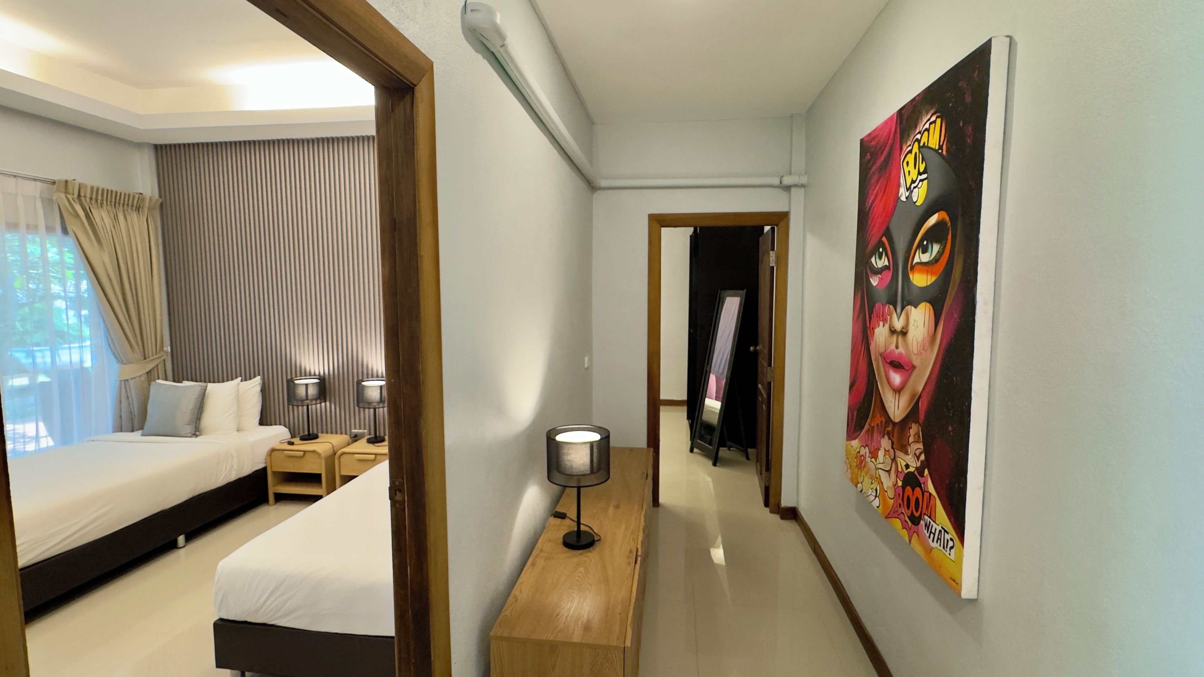 2-Bedroom Villa | Minibar, safe på rommet, barnesenger (inkludert) og wi-fi (inkludert)