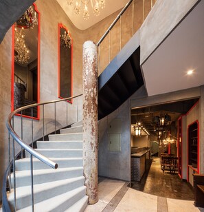 Interior entrance