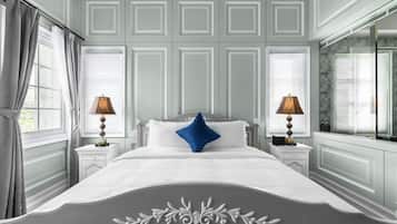 Royal villa, 5 slaapkamers, uitzicht op zee | Luxe beddengoed, donsdekens, Select Comfort-bedden