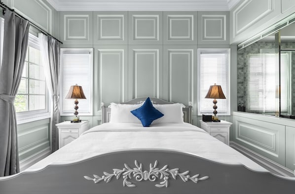 Royal-Villa, 5 Schlafzimmer, Meerblick | Hochwertige Bettwaren, Daunenbettdecken, Select-Comfort-Betten