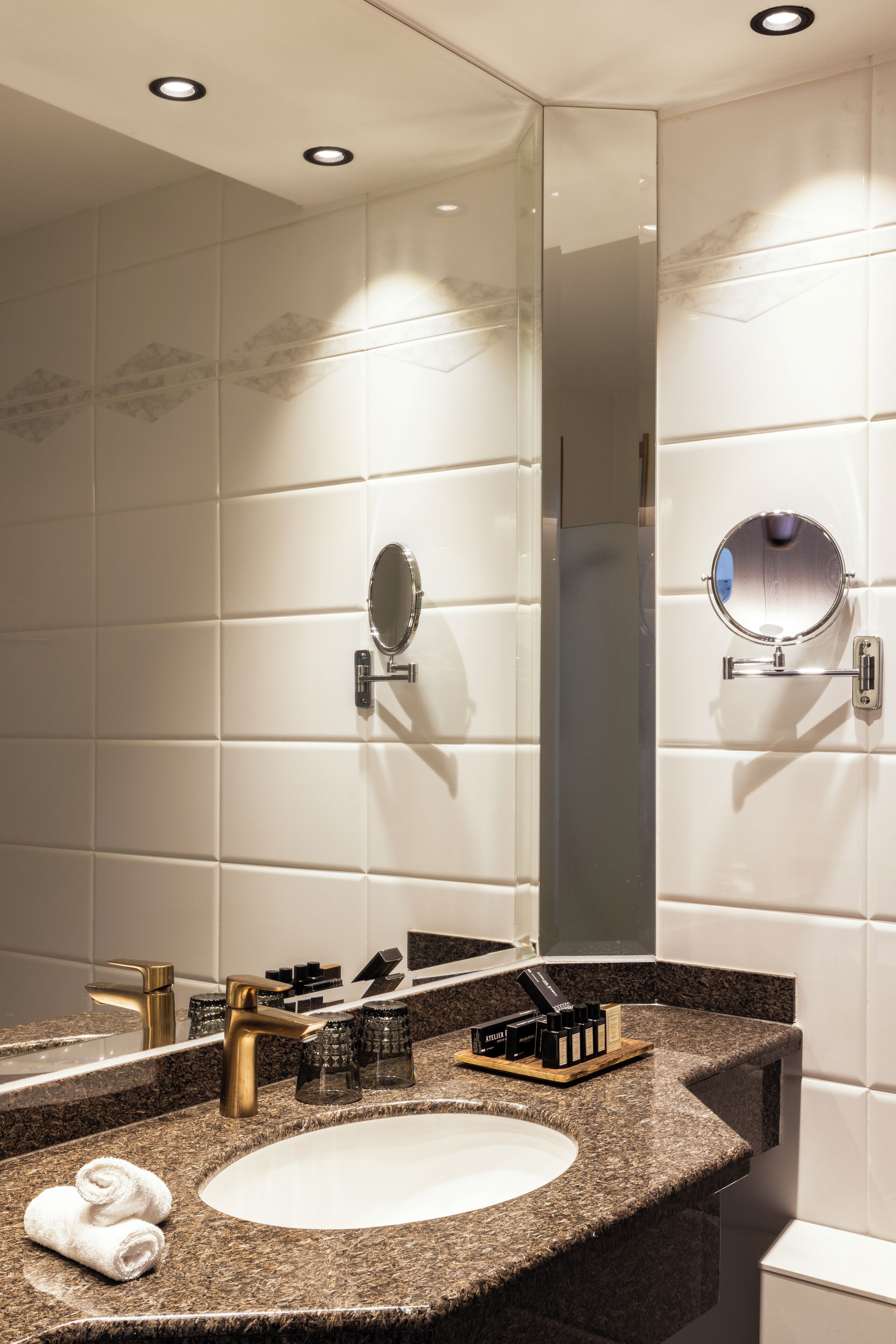 free toiletries, hair dryer, bathrobes, slippers