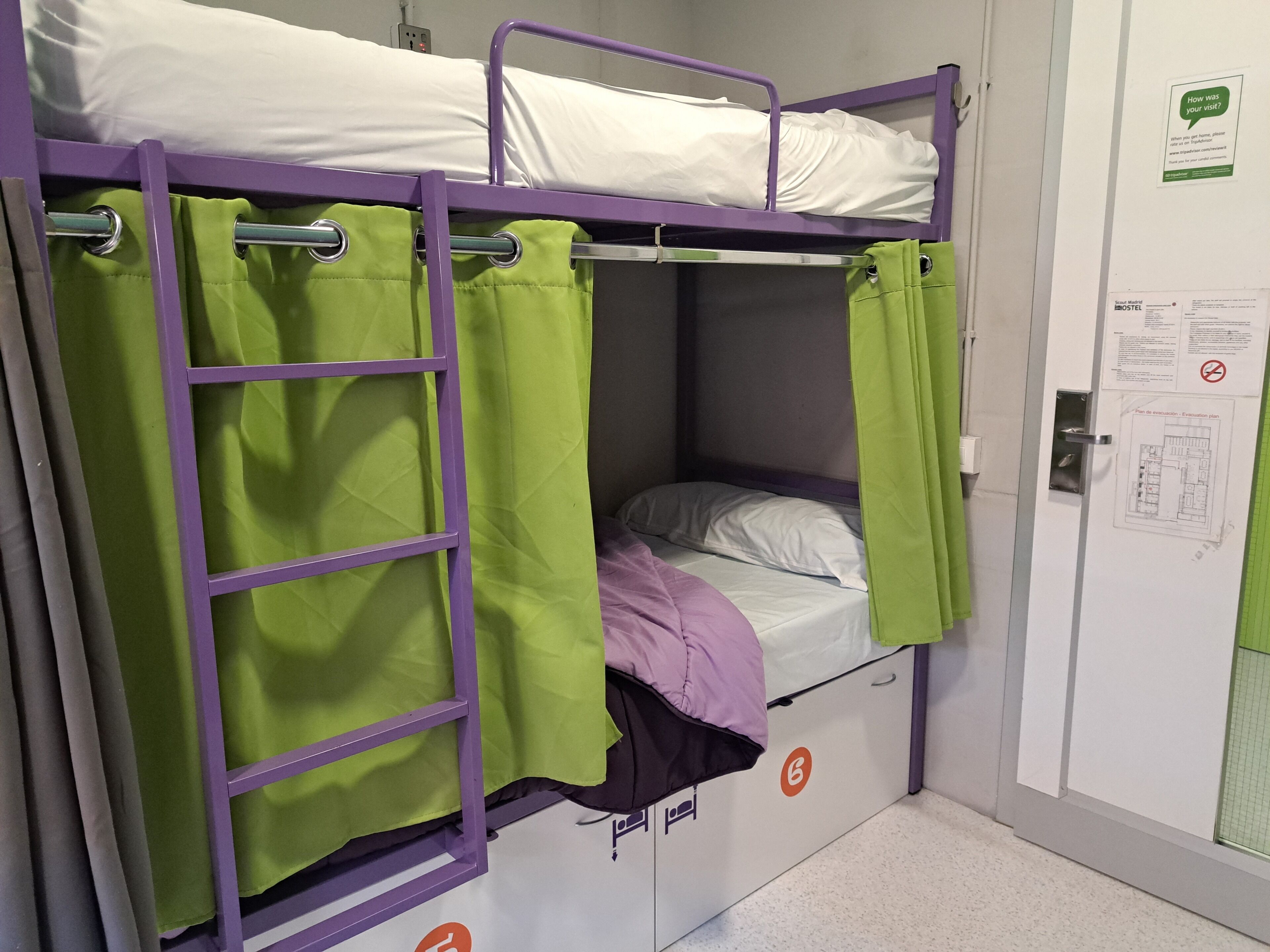 Hypo-allergenic bedding, blackout drapes, soundproofing