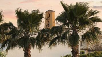 Vue depuis lâhĂ©bergement