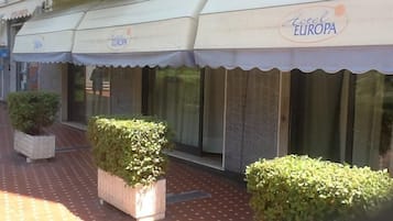 Entrada de la propiedad