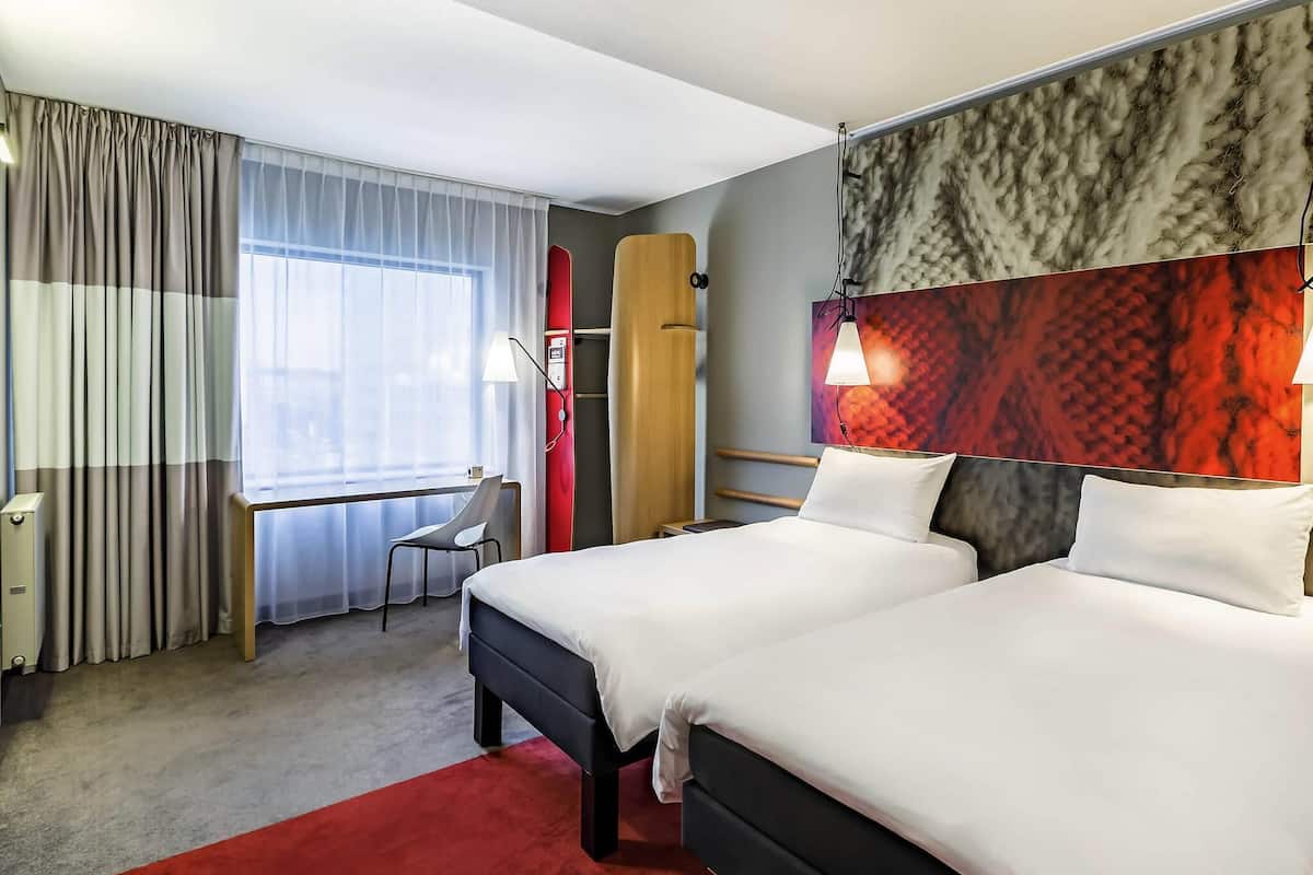 twin room, 2 single beds (spacious) | hypo-allergenic bedding, desk, laptop workspace, blackout curtains