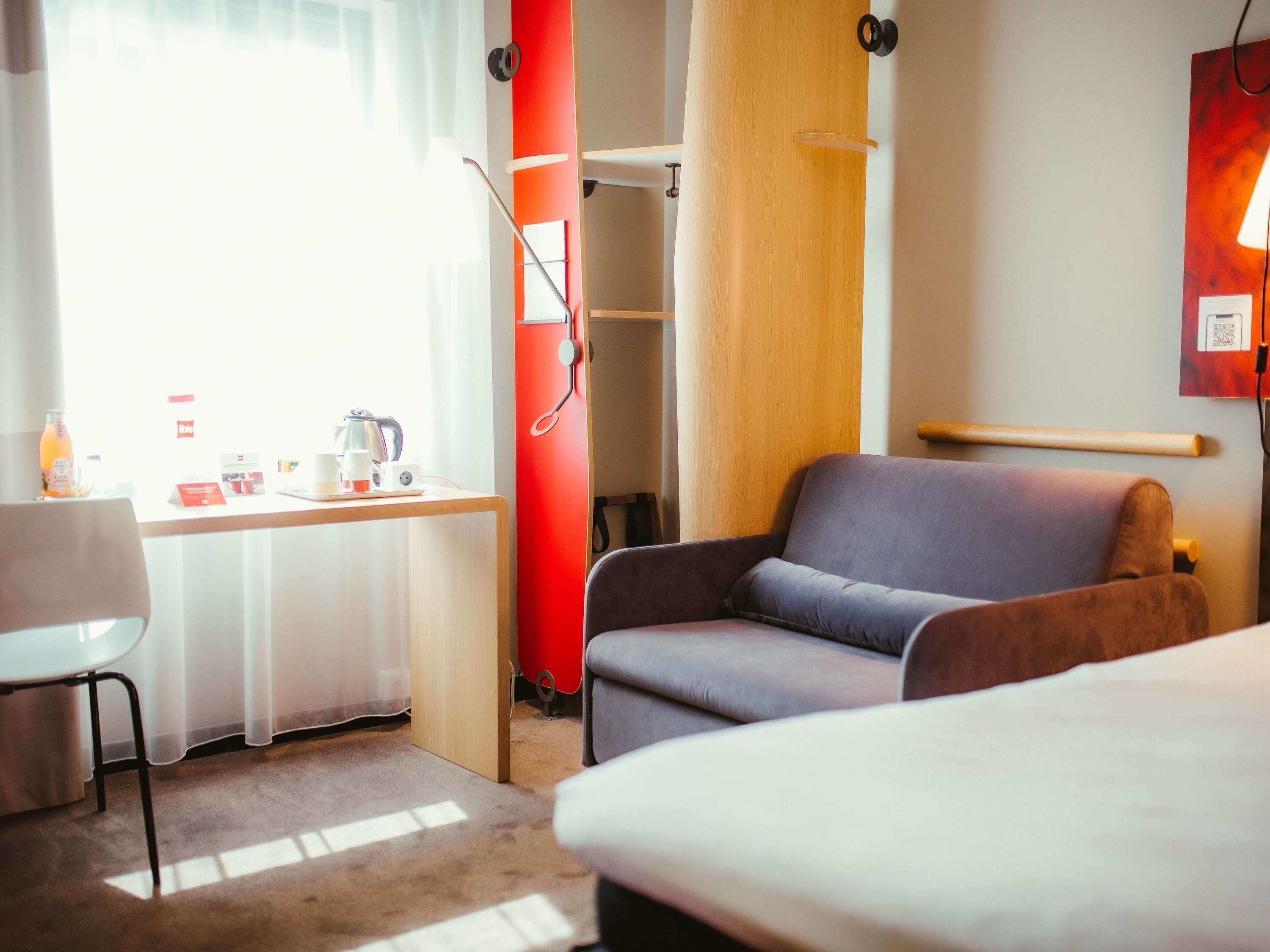 Standardzimmer, 1 Doppelbett und Schlafsofa