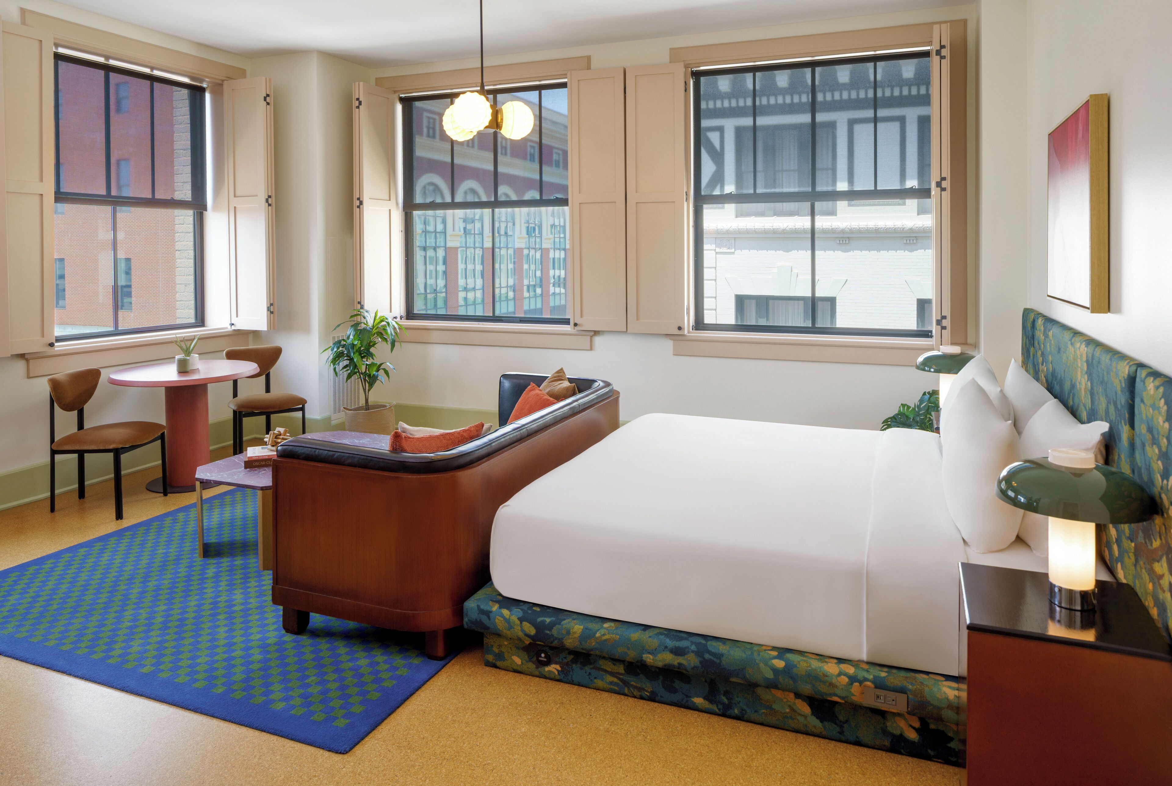 ห้องพัก, เตียงคิงไซส์ 1 เตียง, ห้องมุม | ผ้าปูที่นอนฝ้ายอียิปต์, เครื่องนอนระดับพรีเมียม, มินิบาร์