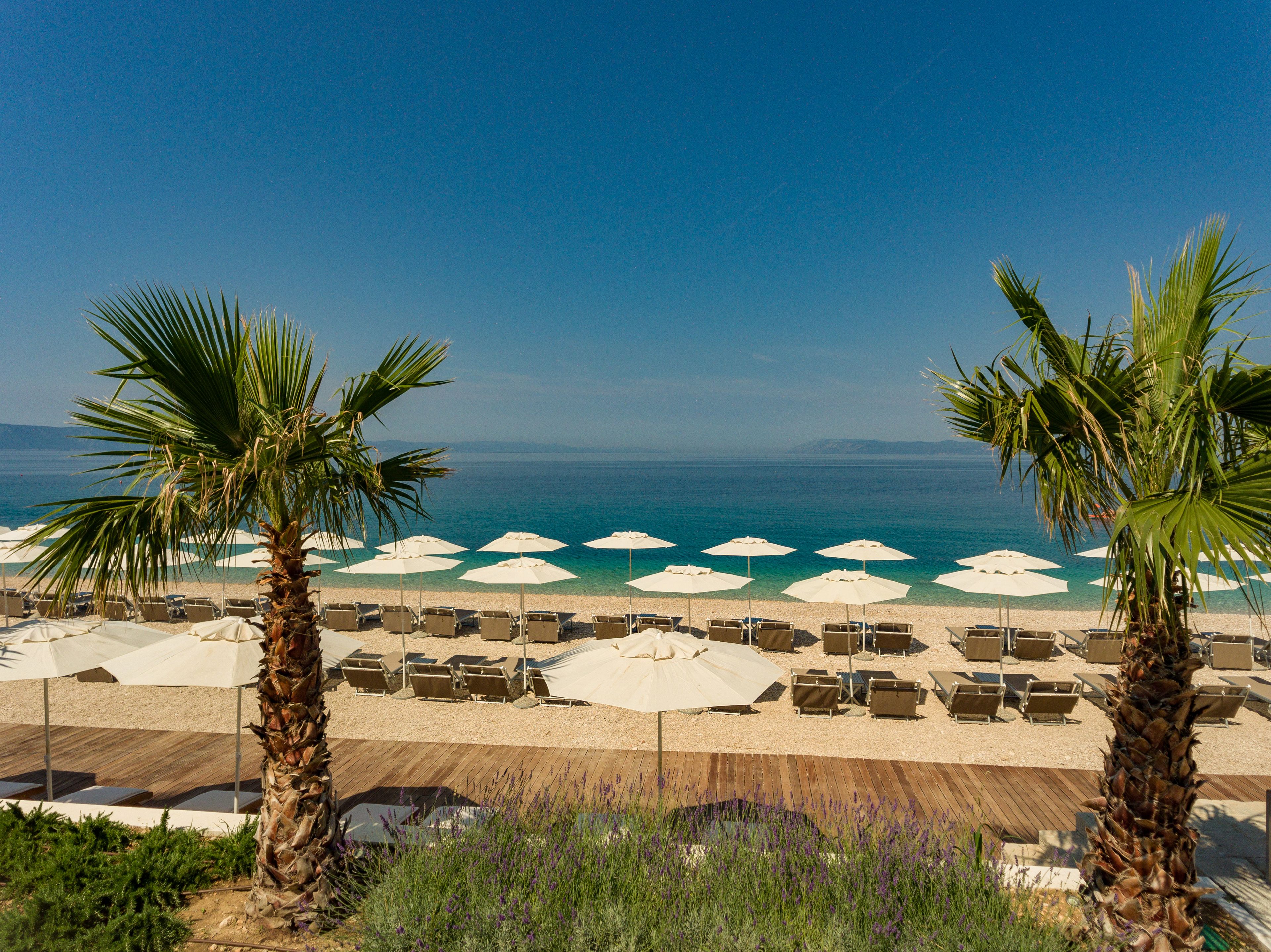 on the beach, scuba diving