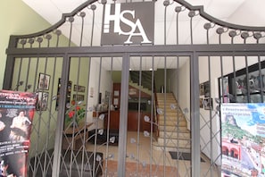 Entrada de la propiedad