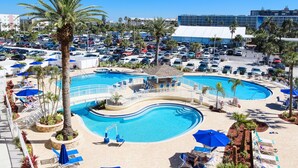 Condo, 2 Bedrooms, Pool View | View from room - Coral Reef Beach Resort (St. Pete Beach)