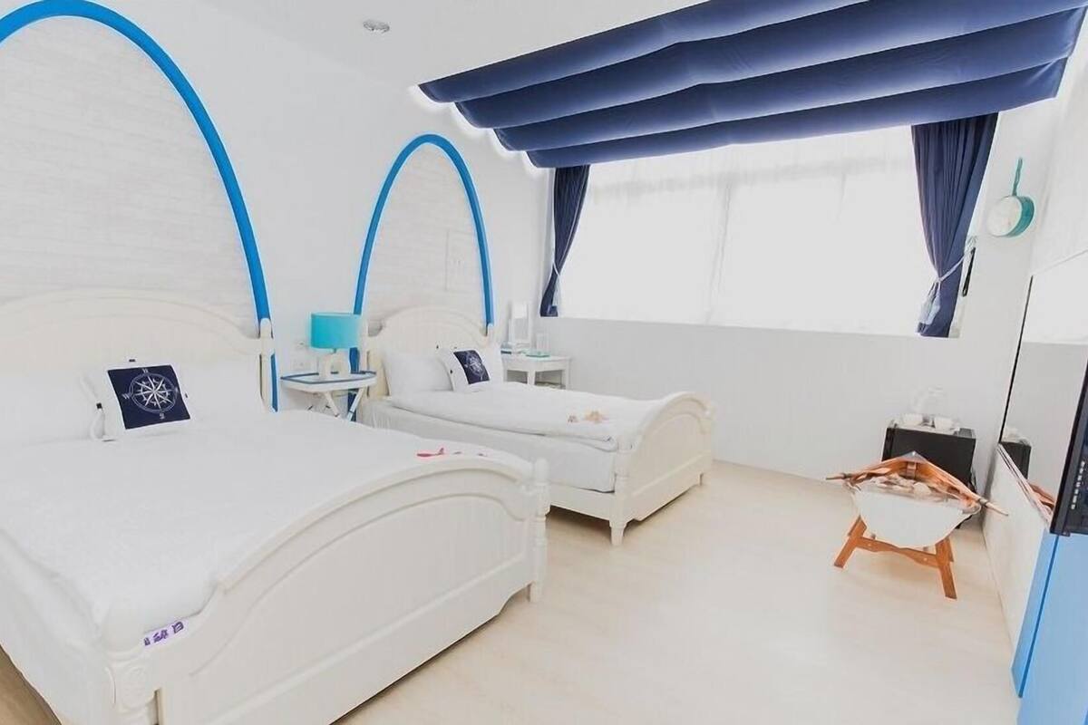 1 間臥室、義大利 Frette 床單、高級寢具、羽絨被