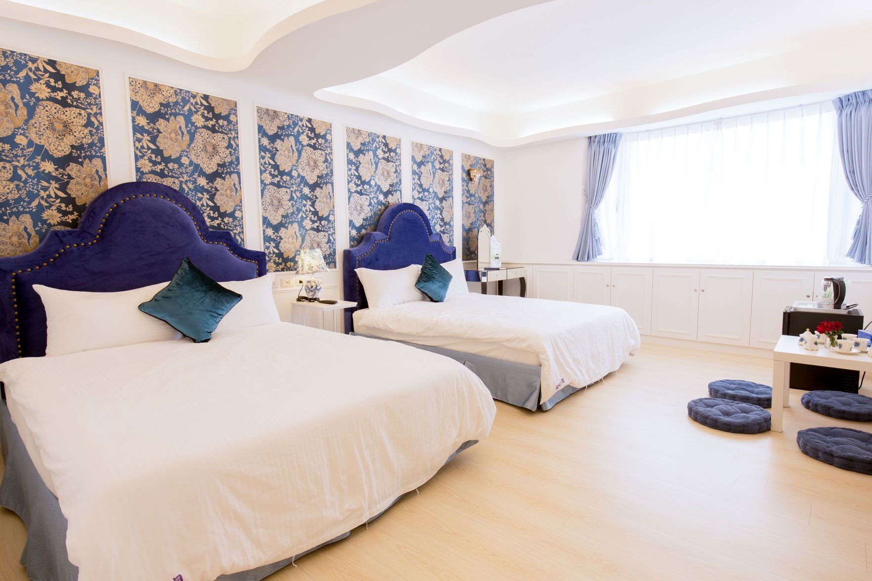 1 間臥室、義大利 Frette 床單、高級寢具、羽絨被