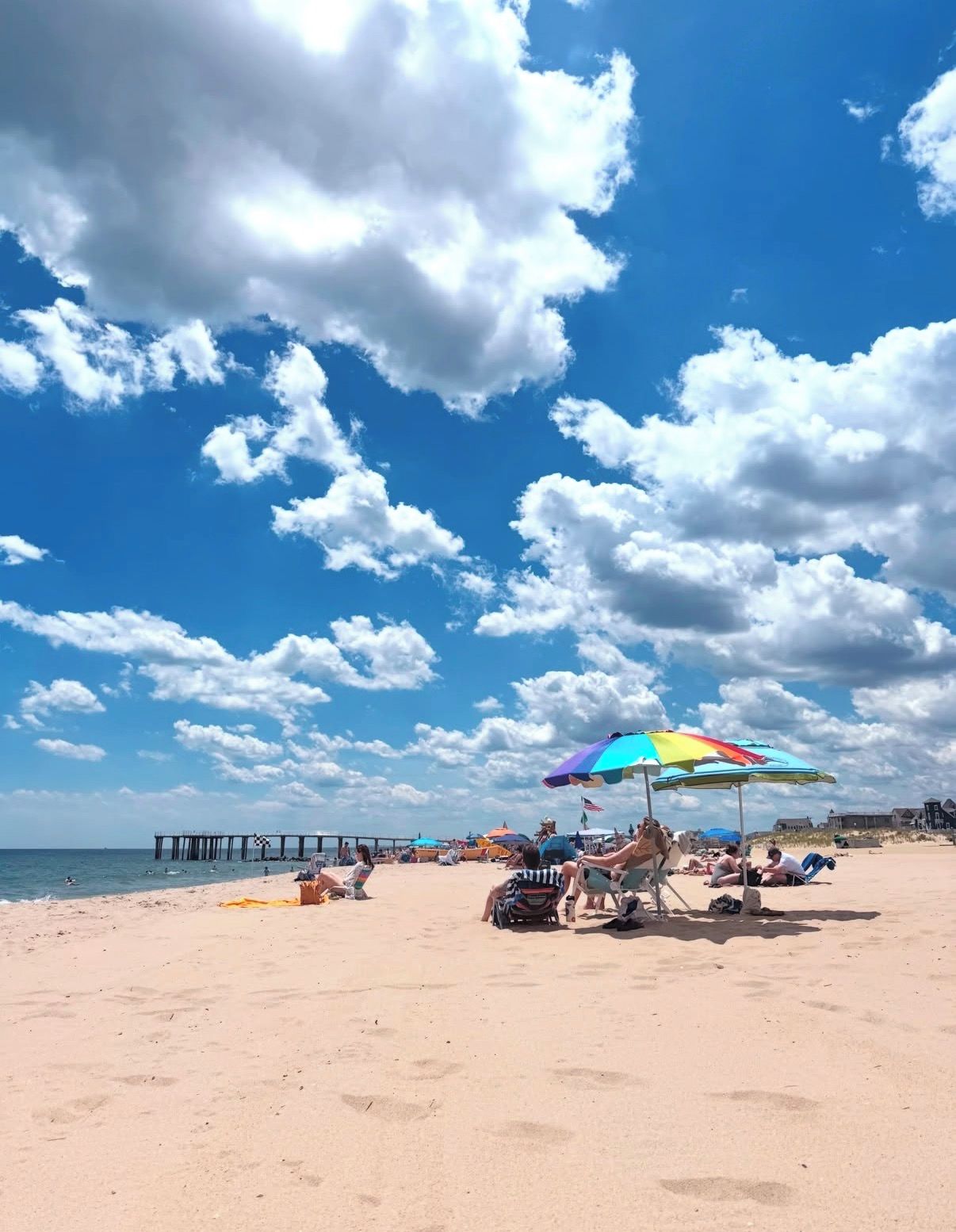 Beach nearby, beach towels
