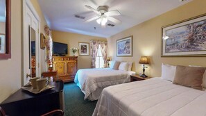 Premium bedding, individually decorated, individually furnished