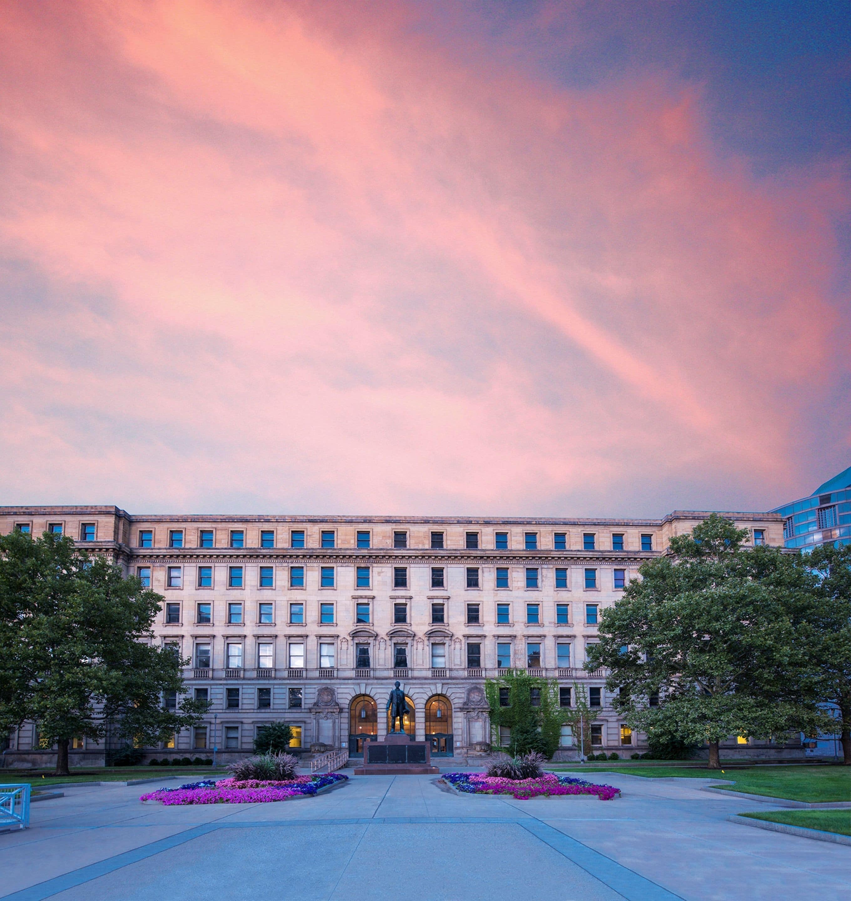 front of property – evening/night