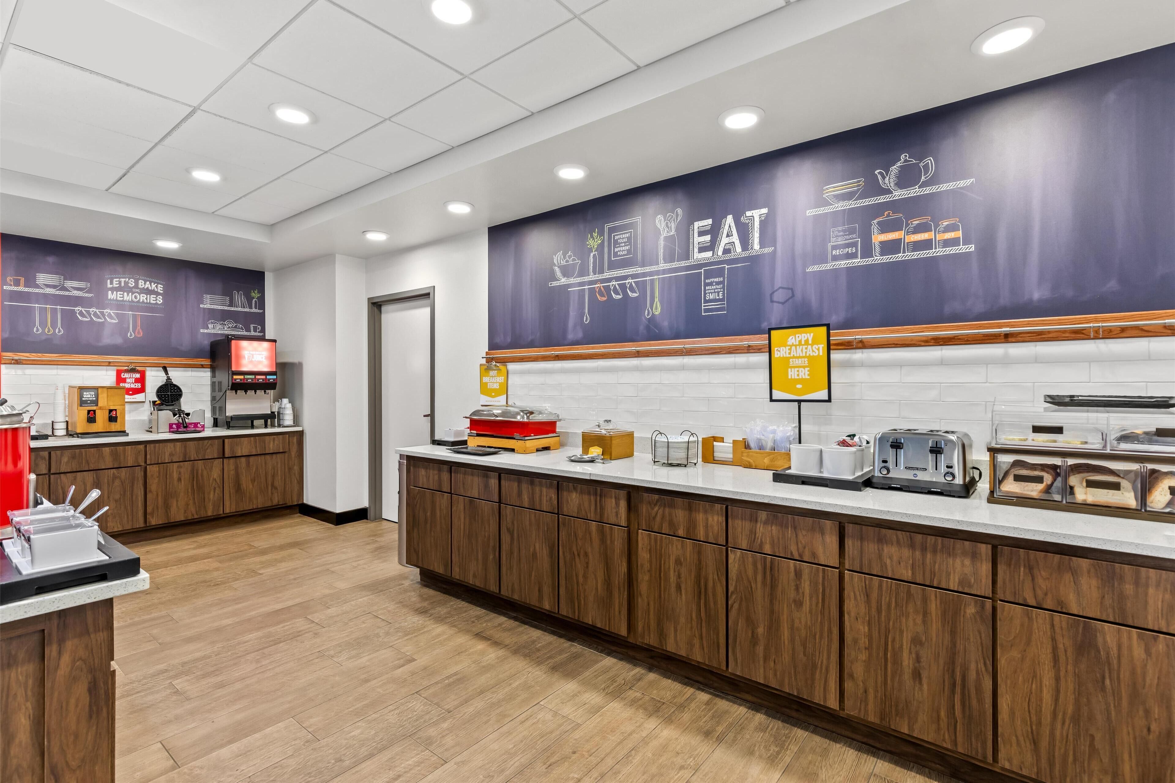 free daily buffet breakfast