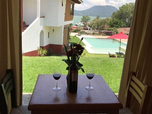 Standard Room, 1 Double Bed, Partial Lake View | View from room - Hotel Puesta del Sol (Valle de Bravo)