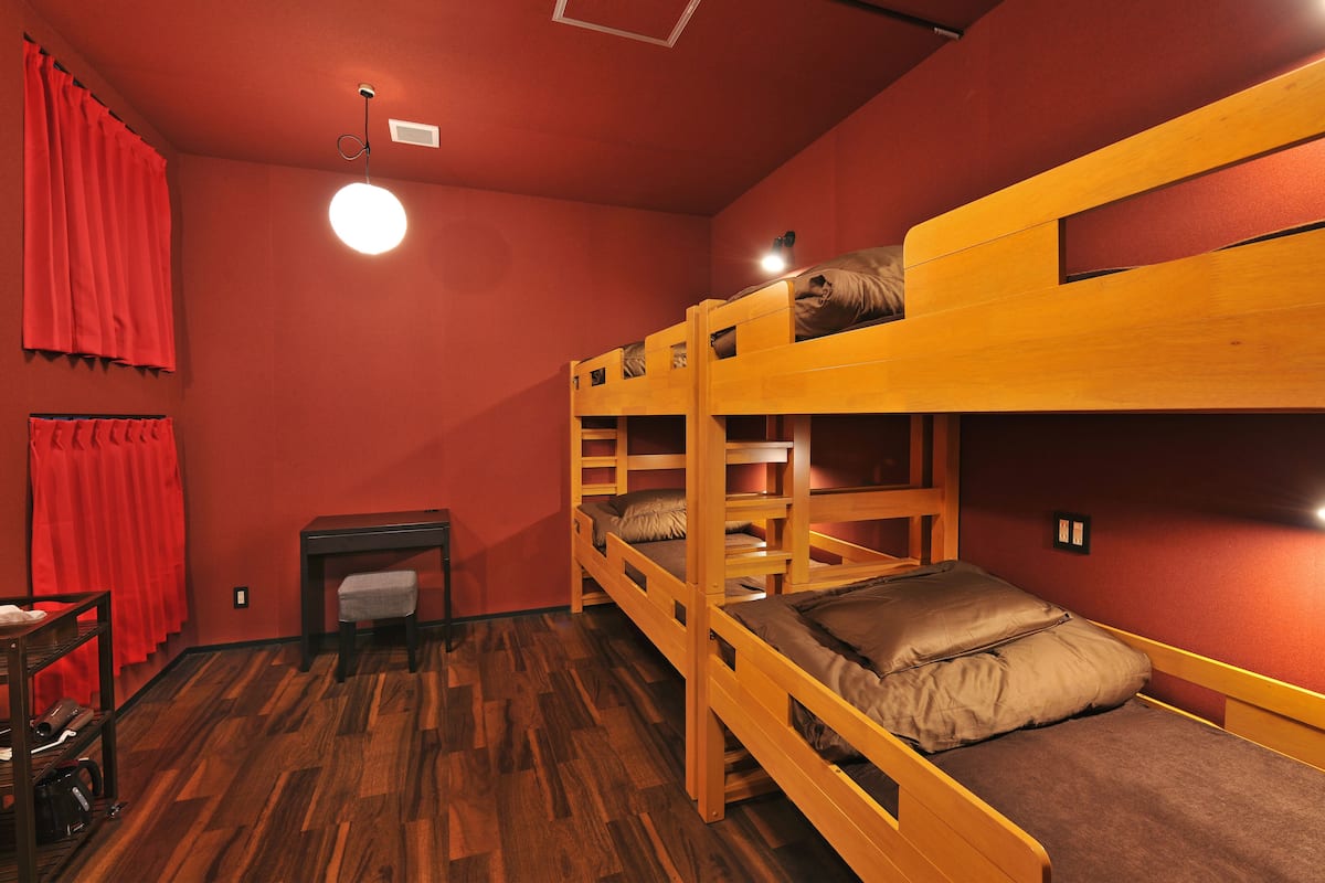 Quadruple Room, Shared Bathroom | In-room safe, free WiFi, bed sheets