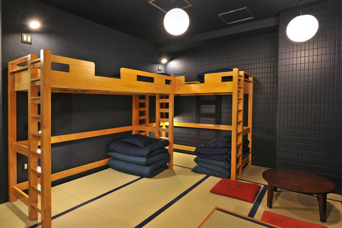 Japanese-Style Room with Shared Bathroom | In-room safe, WiFi (free), bed sheets