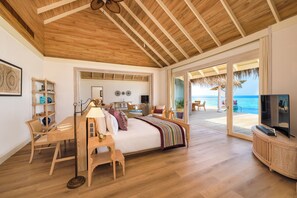 Habitación (Ocean Residence) | 1 dormitorio, sábanas de algodón egipcio, ropa de cama de alta calidad