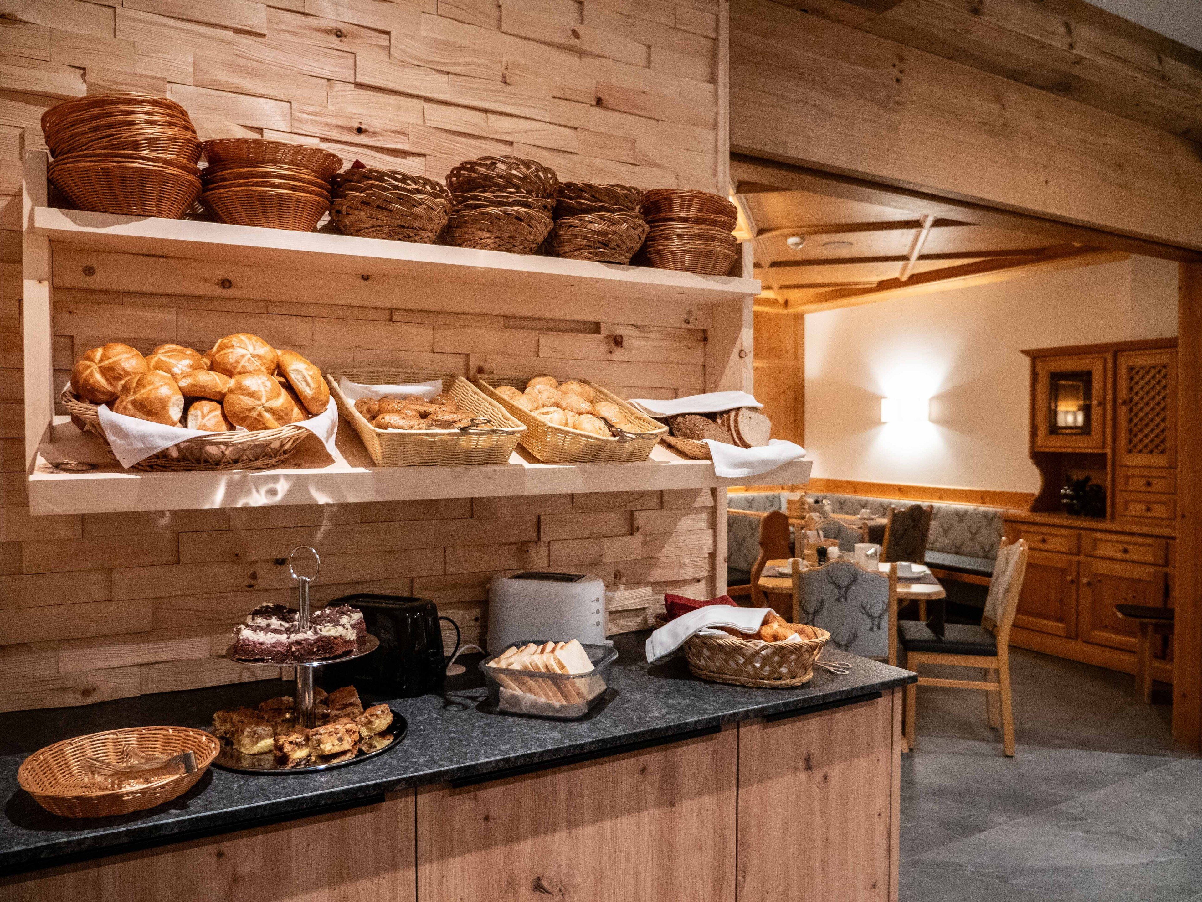 daily buffet breakfast (eur 17 per person)