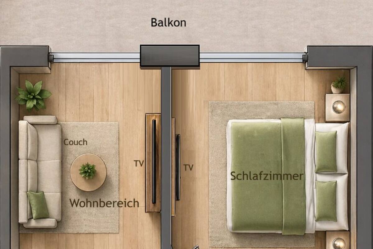 Hochwertige Bettwaren, Daunenbettdecken, Pillowtop-Betten, Zimmersafe