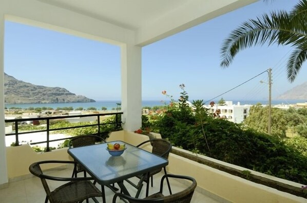 Blick von der Unterkunft