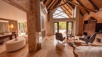 Luxury Villa, Private Pool | Premium bedding, minibar, in-room safe, desk