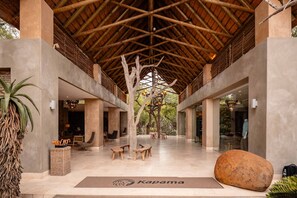 Interior entrance