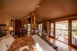 Luxury Tent (Buffalo Camp) | 1 bedroom, premium bedding, minibar, in-room safe