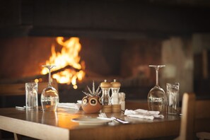 Breakfast, lunch, dinner served; international cuisine, garden views