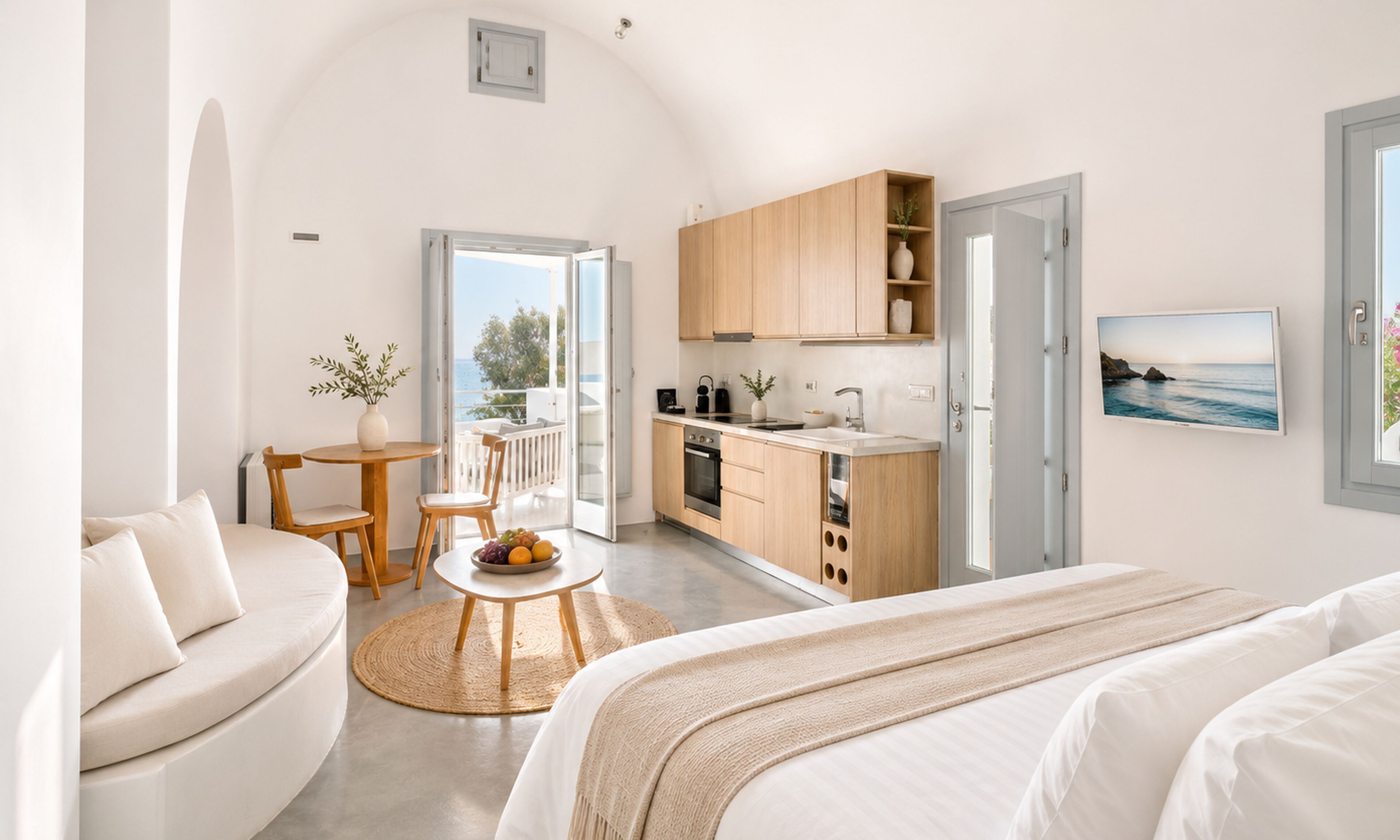 1 Schlafzimmer, Bettwäsche aus ägyptischer Baumwolle