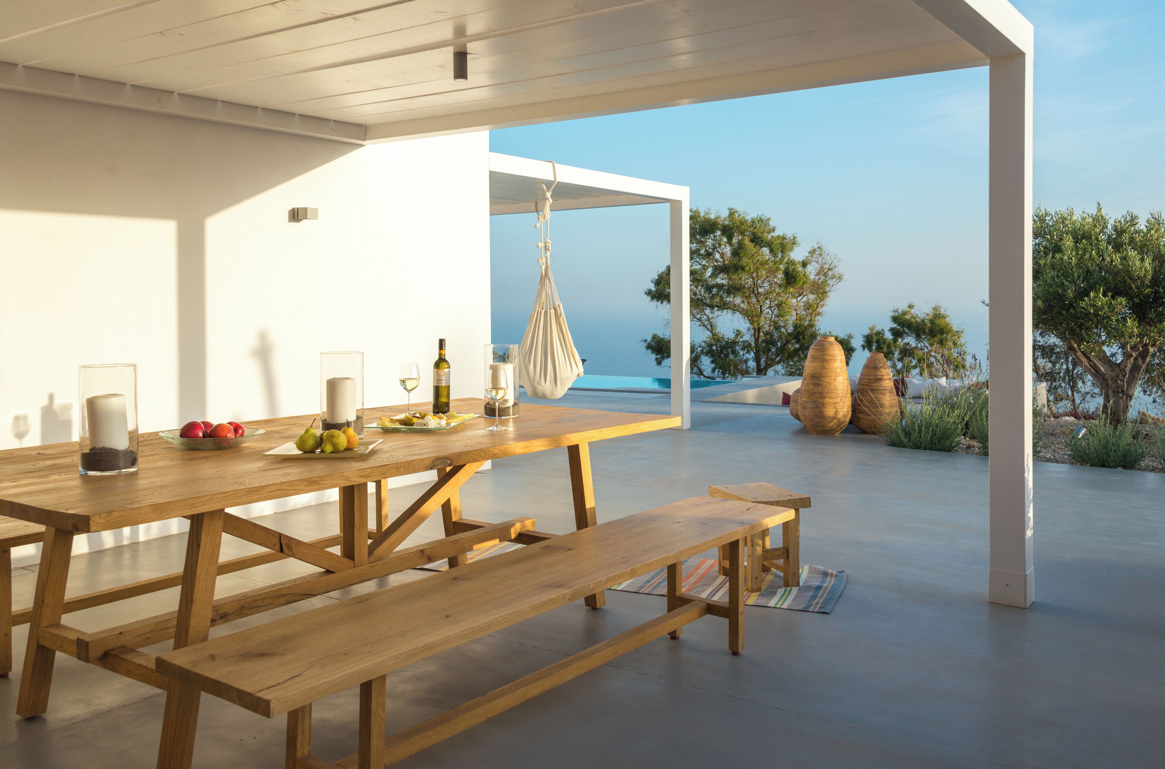 Luxury-Studiosuite, 1 King-Bett und Schlafsofa, Meerblick (Infinite Horizon) | Terrasse/Patio