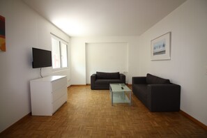 Comfort Apartment, Non Smoking, City View | Living area | TV - Swiss Star Wiedikon (Zürich)