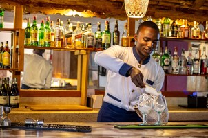 Breakfast, lunch, dinner served; international cuisine, garden views 