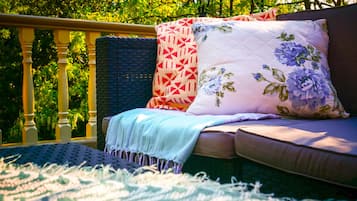 Deluxe kamer, 1 twee- of 2 eenpersoonsbedden | Terras