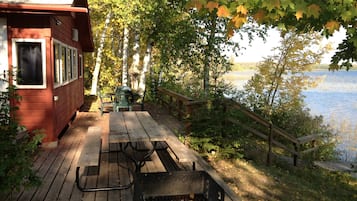 Cabin, 3 Bedrooms | Terrace/patio