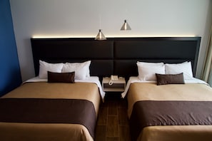 Standard Double Room | In-room safe, desk, laptop workspace, blackout drapes