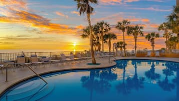 3 outdoor pools