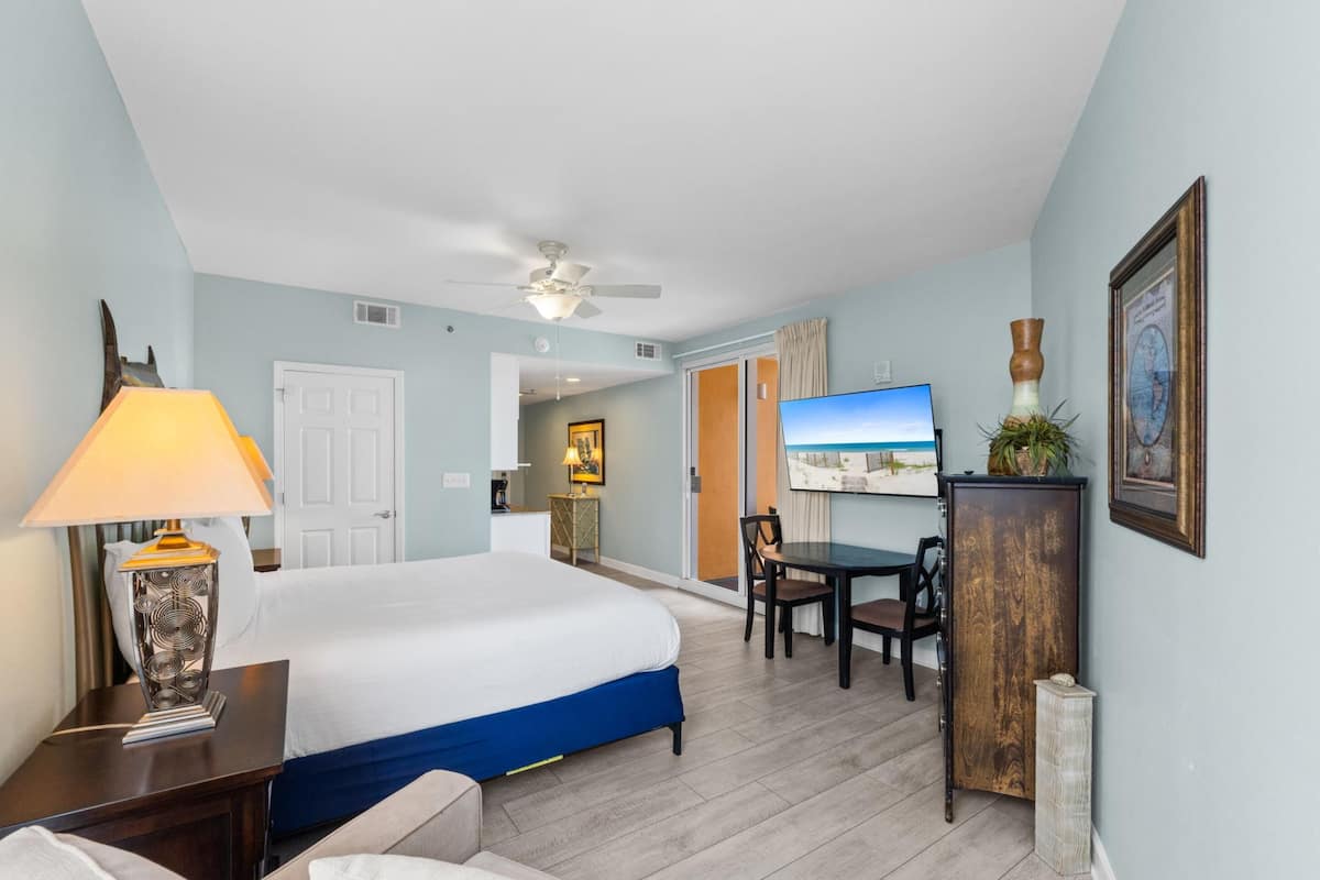 Studio, Ocean View (701E-A) | Laptop workspace, iron/ironing board, WiFi (free)