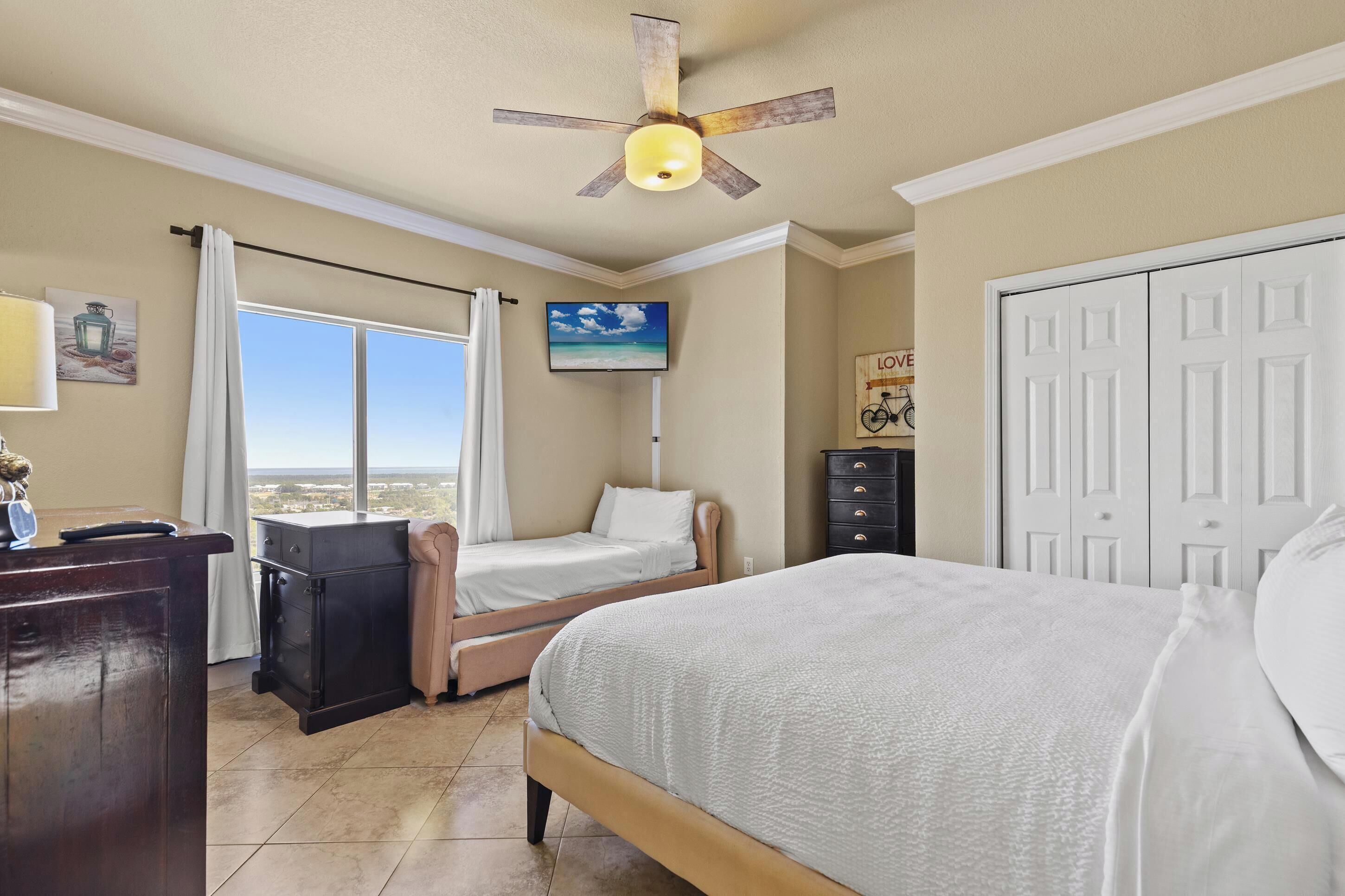 Appart'hôtel, 2 chambres, vue océan (2300) | Literie de qualité supérieure, décoration personnalisée