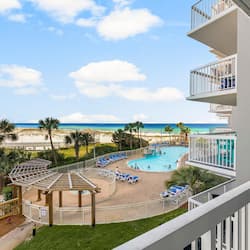 Appartamento, 2 camere da letto, vista mare parziale (Pelican 315) | Vista dalla camera