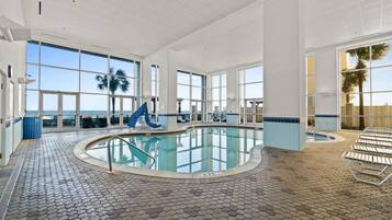 2 indoor pools, 3 outdoor pools, pool umbrellas, pool loungers