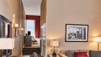 Suite, 1 King-Bett und Schlafsofa, Stadtblick