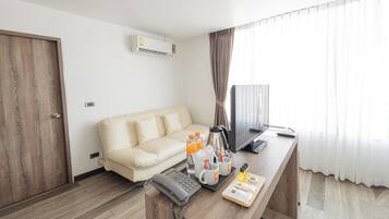 Deluxe Premier Room | Skrivebord, wi-fi (inkludert) og sengetøy