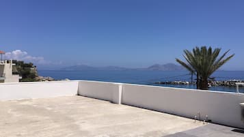 Monolocale Basic, 1 letto matrimoniale, vista mare | Vista dalla camera