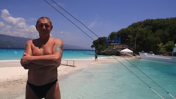 Vit sandstrand