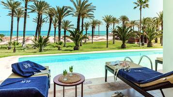 Deluxe Double Room, Private Pool, Sea View | 1 bedroom, minibar, blackout drapes, free WiFi