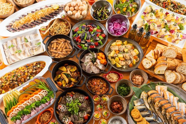 吃到飽自助式早餐