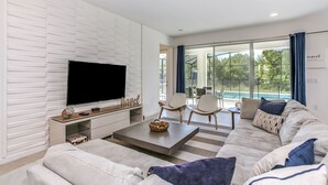 ACO Bella Vida Resort 5 Bedroom Vacation Home with Pool  (1870) | Living room - Bella Vida Resort (Kissimmee)
